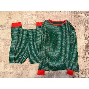 LEGO Stacked Brick Pattern Pajama Set Size Medium 100% Cotton
